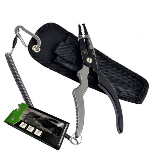 Multi-purpose Aluminum Alloy Forceps Hook Removing Cutting Wire Clip Fish Pliers