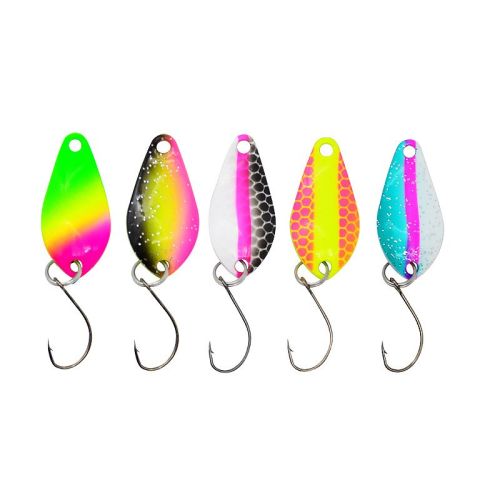 Colorful Sequins Single Hook Lure Topmouth Culter Trout