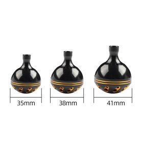 Ergonomics Design Fishing Reel Rocker Arm Knob Grip Metal Knob Handle For Low-profile (Option: Large Size)